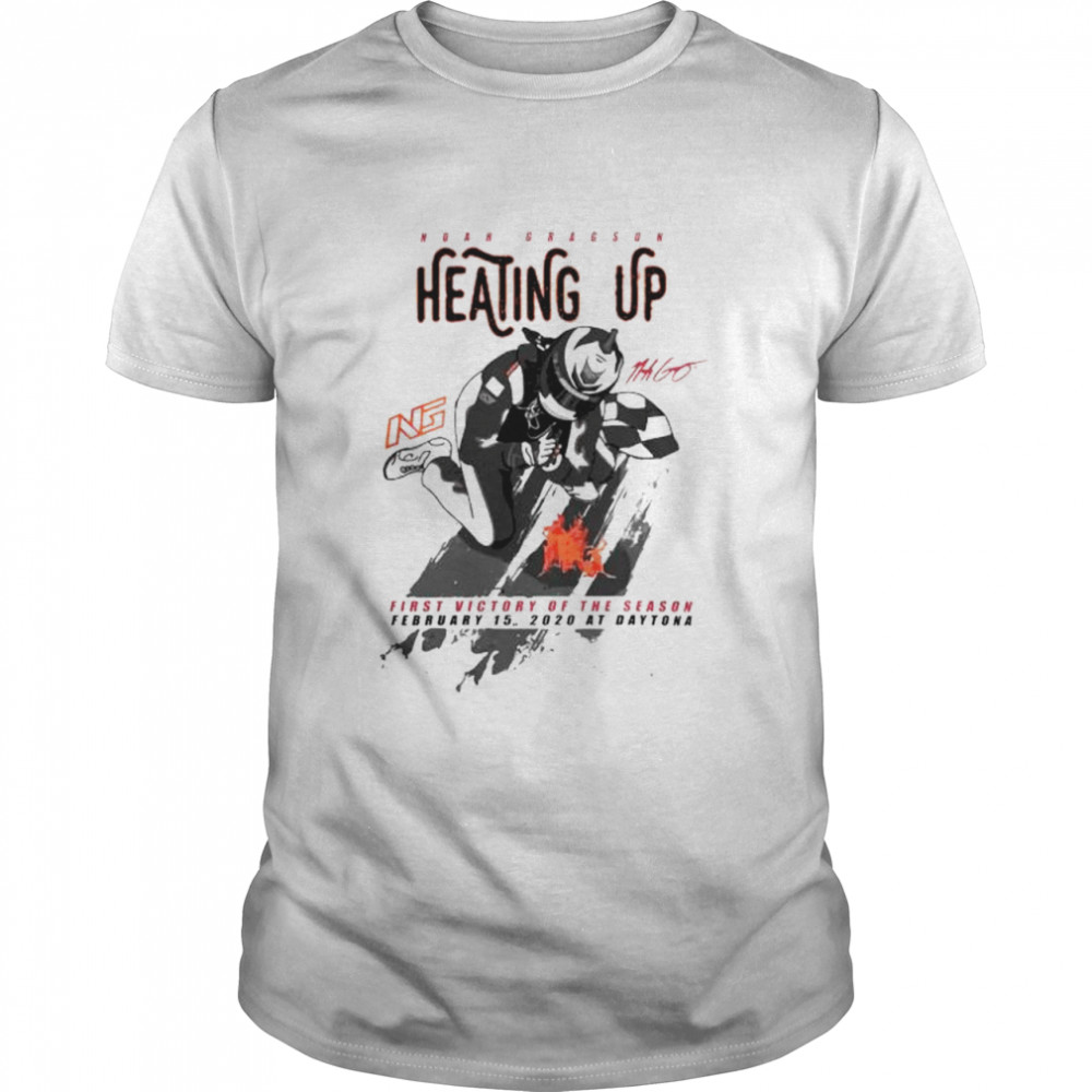 Noah Gragson heating up first win shirt