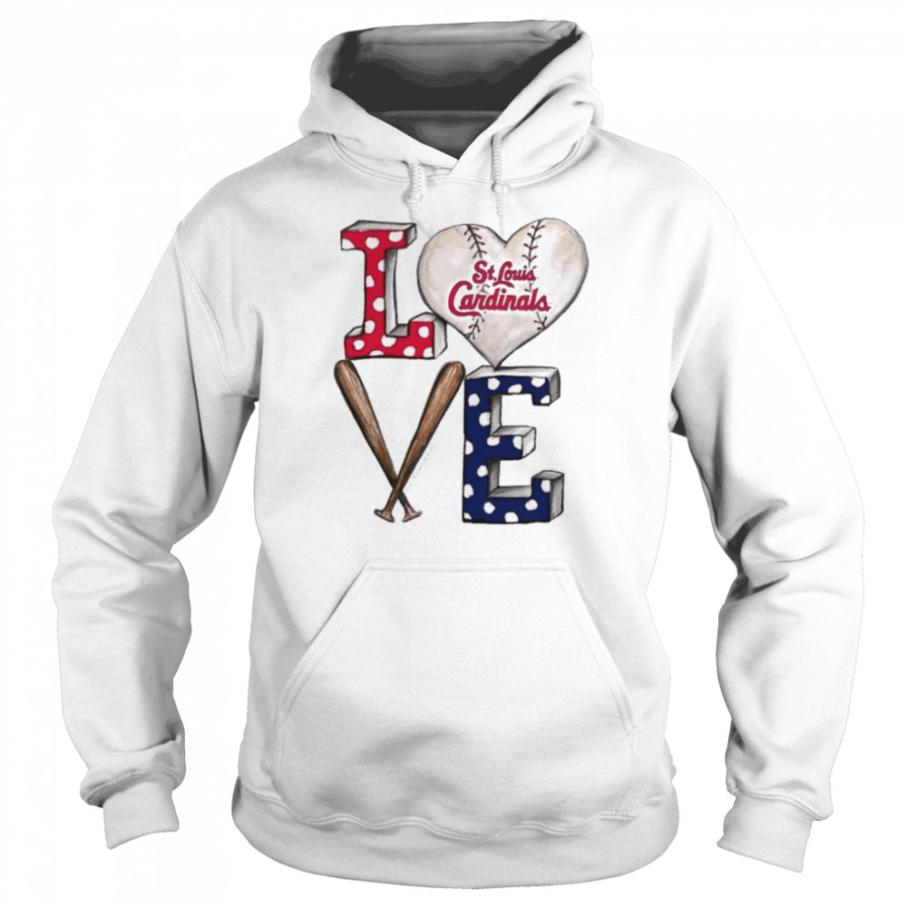 St. Louis Cardinals baseball love shirt Unisex Hoodie