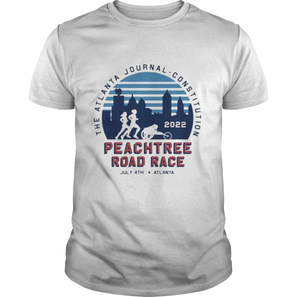 The Atlanta Journal Constitution Peachtree Road Race July 4th Atlanta Burst Of Energy T-Shirt