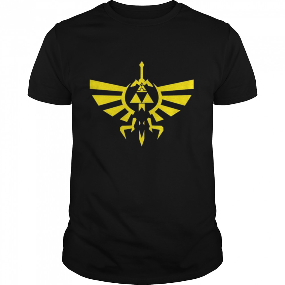 Trendy triforce and cargo shorts shirt