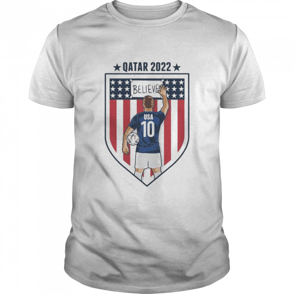 Usmnt Believe Qatar 2022 Usa World Cup Soccer T-Shirt