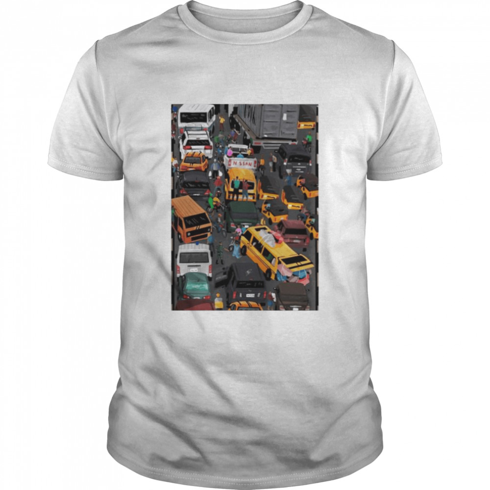 Wasted in Lagos traffic shirt