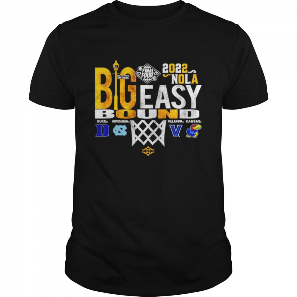 2022 Final Four Carolina Blue 84 Soft Big Easy Bound shirt