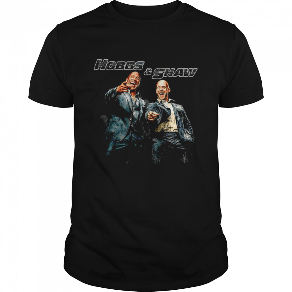 Fast and Furious Hobbs and Shaw characters shirt