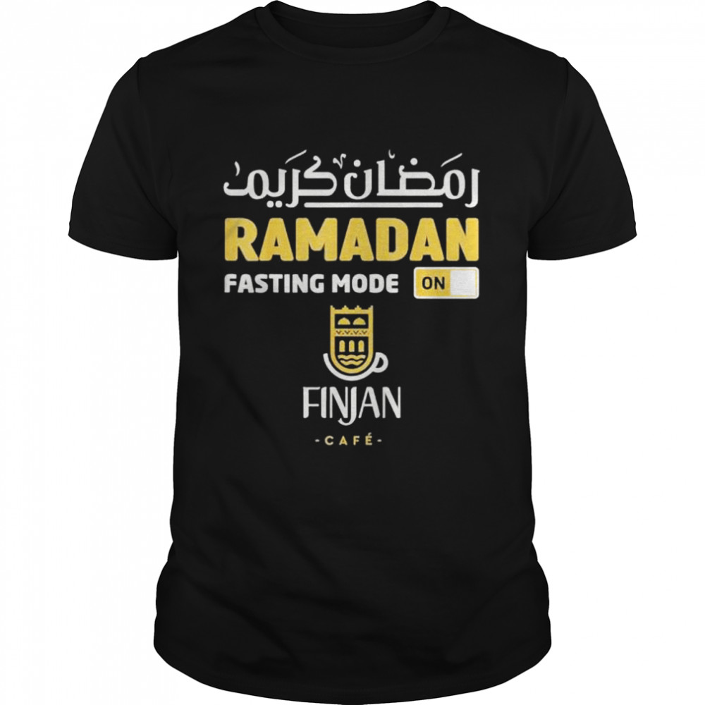 Happy ramadan karim quote fasting mode on cool ramadan month shirt