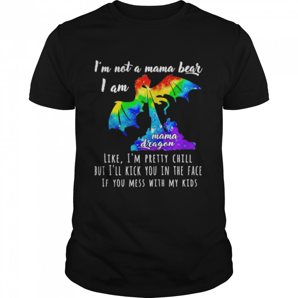 Im not a mama bear I am mamam dragon shirt