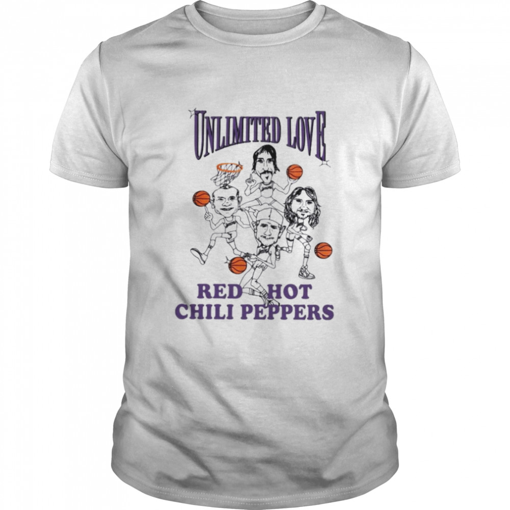 Unlimited Love T-Shirt Red Hot Chili Peppers, Los Angeles Lakers -  Ellieshirt