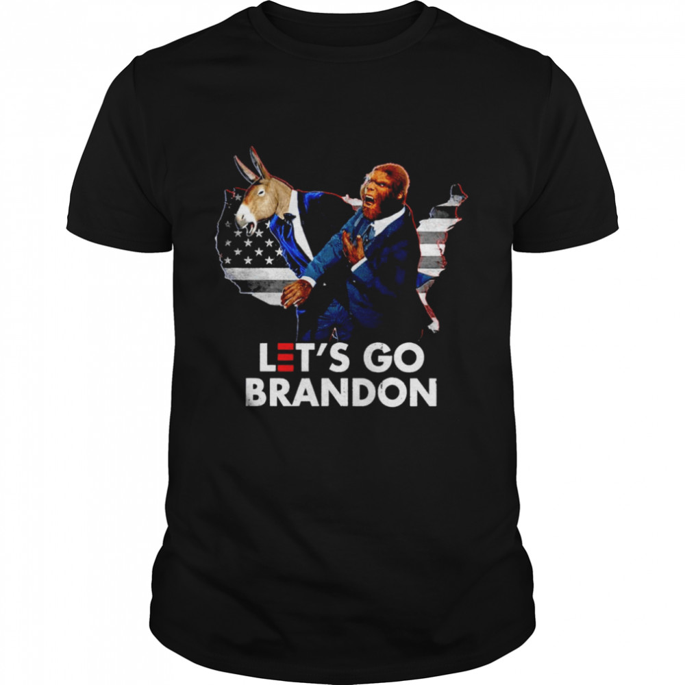 Monkey slaps donkey let’s go Brandon shirt