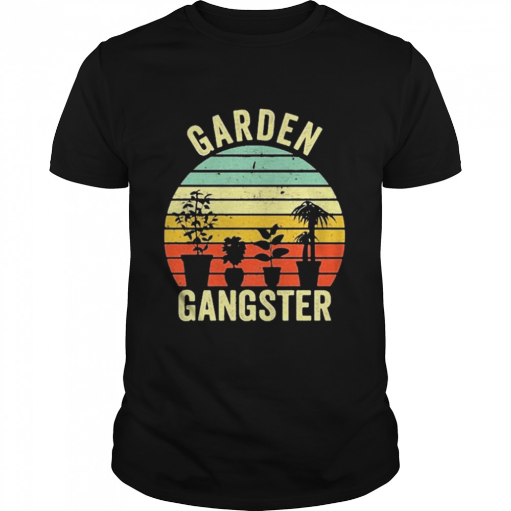 Tree garden gangster vintage shirt