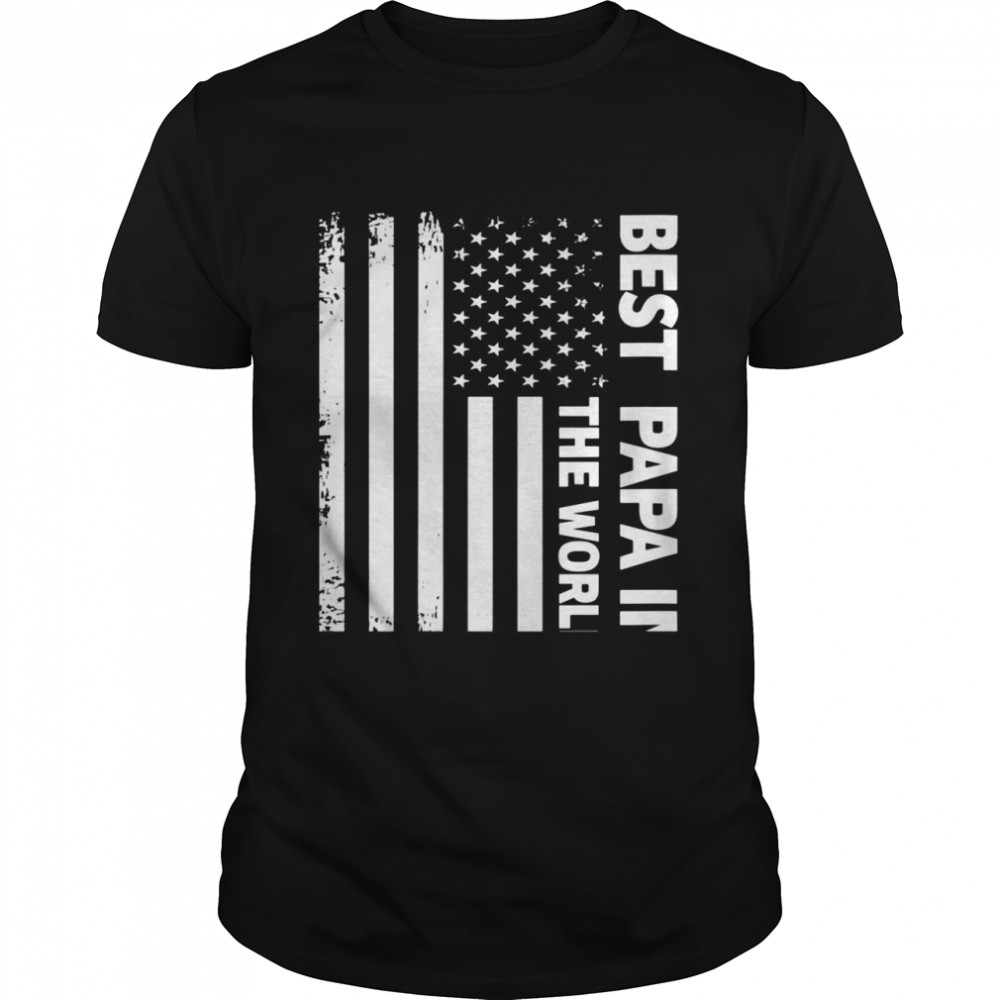 Womens Best papa in the world papa Shirt