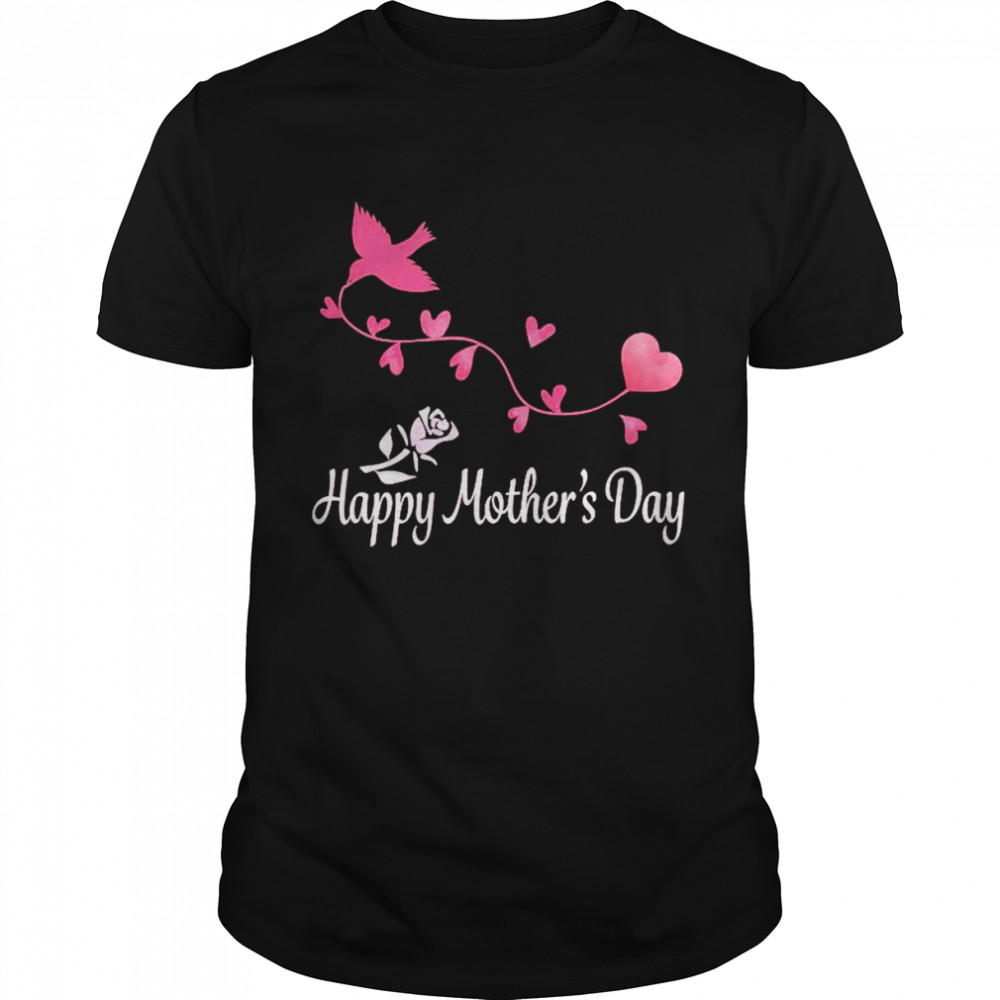 Happy Mother’s Day Bird with Heart Shirt