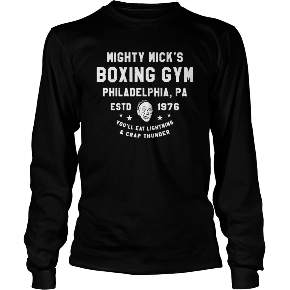 Mighty Micks Boxing Gym shirt Long Sleeved T-shirt