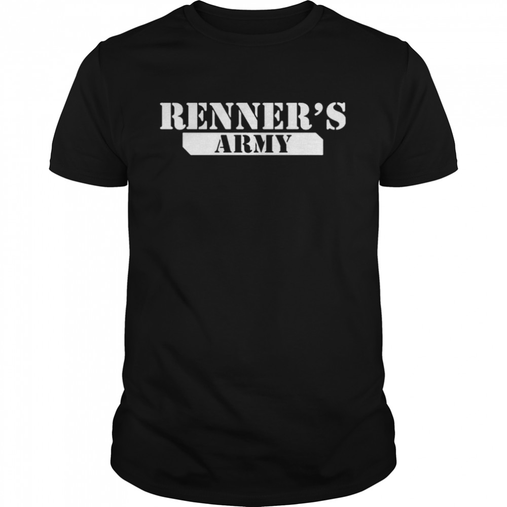 Renner’s army shirt