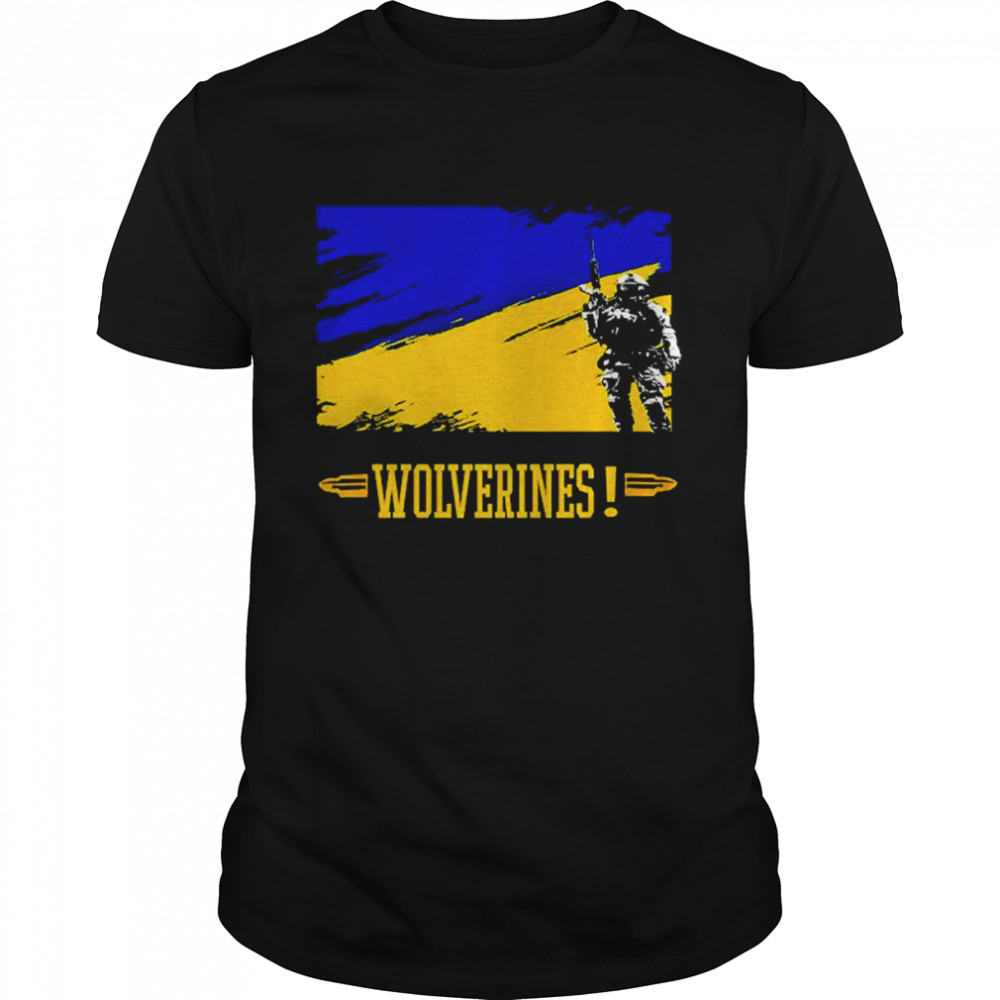 Wolverines Support Ukraine Premium T-Shirt