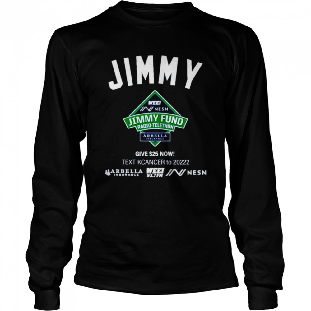 Jimmy Fund K Cancer T-shirt Long Sleeved T-shirt