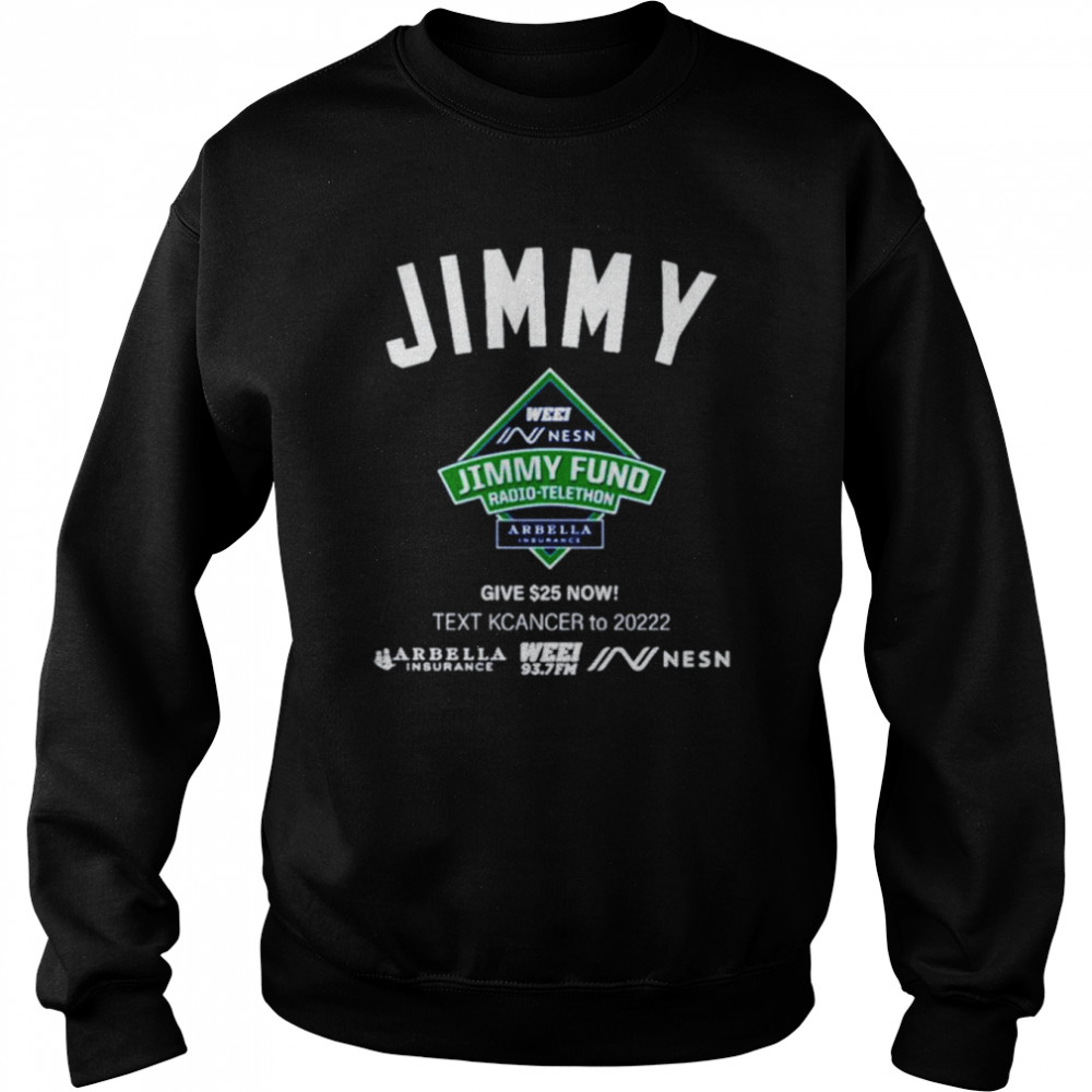 Jimmy Fund K Cancer T-shirt Unisex Sweatshirt