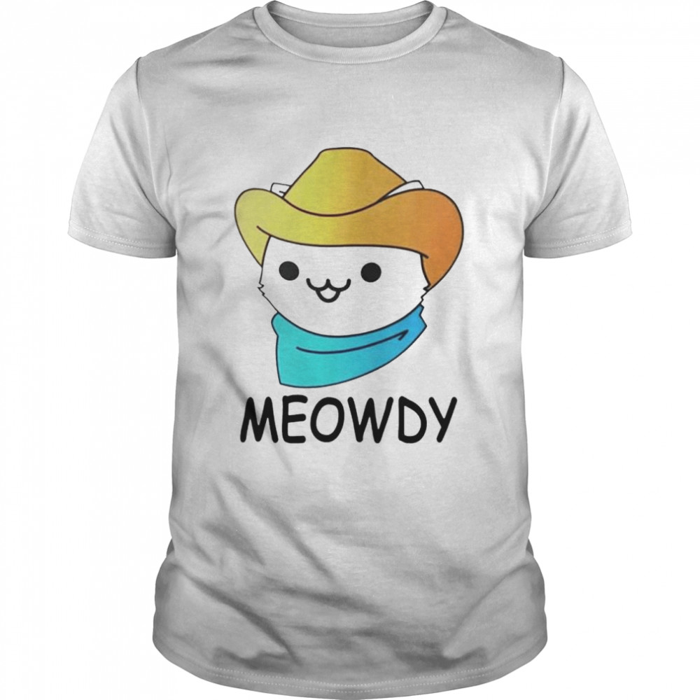Meowdy Cowboy shirt