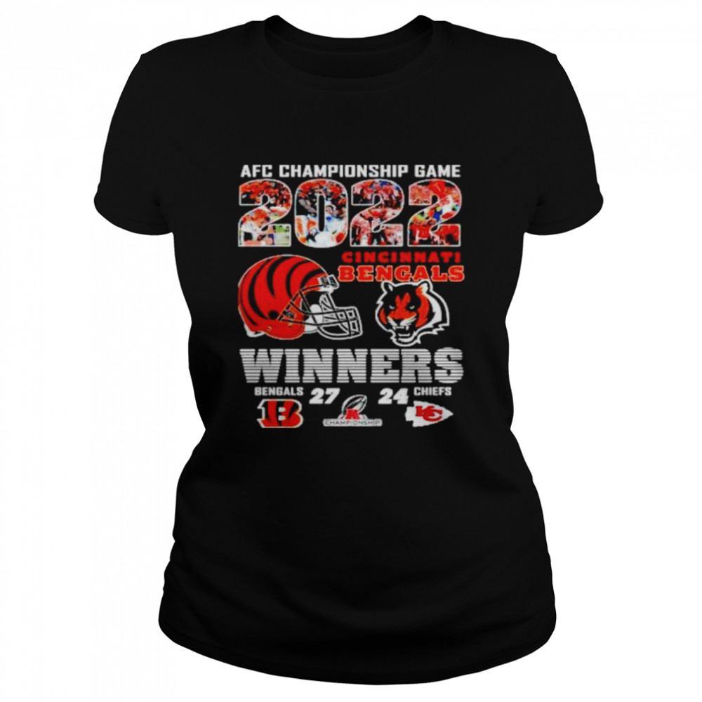 Cincinnati Bengals AFC Championship Game Winners 2022  Classic Women's T-shirt