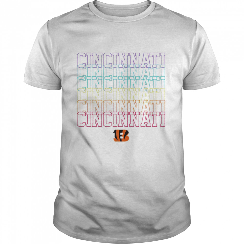 Cincinnati Bengals Pride 2022 logo T-shirt