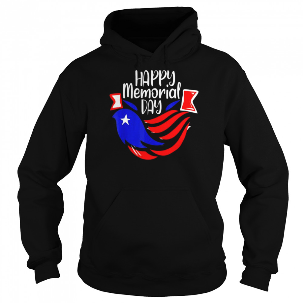 Happy Memorial Day Freedom 4th of July shirt Unisex Hoodie