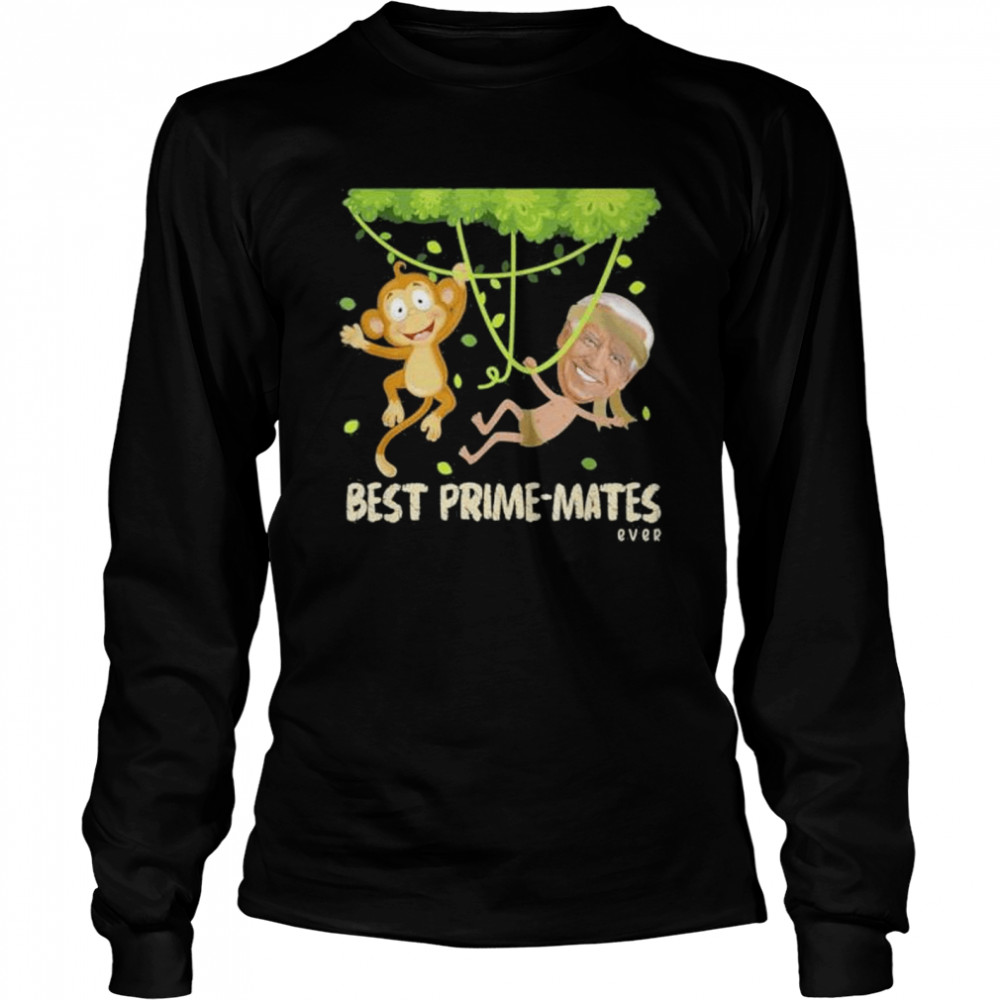 Joe Biden best primemates ever silly pun shirt Long Sleeved T-shirt