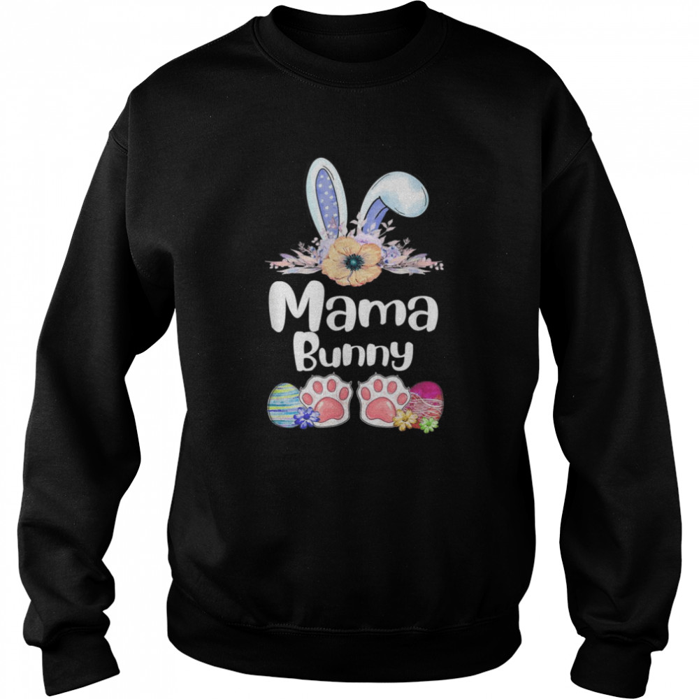 Mama Bunny Rabbit Easter Day Mom Mother’s Day  Unisex Sweatshirt