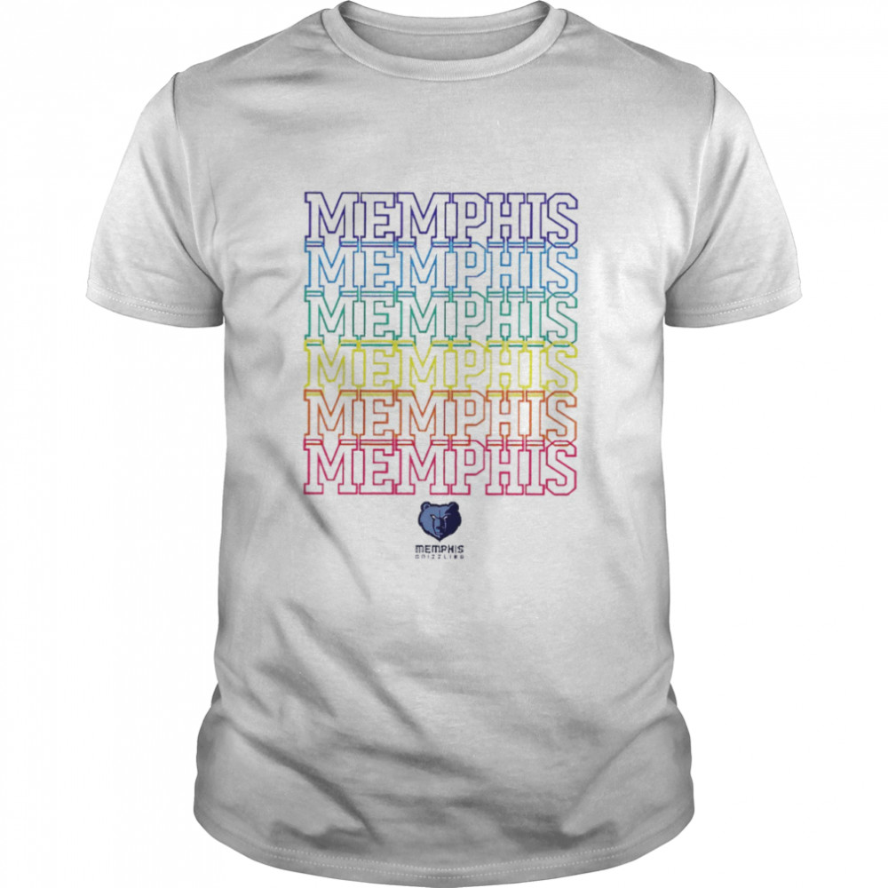 Memphis Grizzlies Pride 2022 logo T-shirt