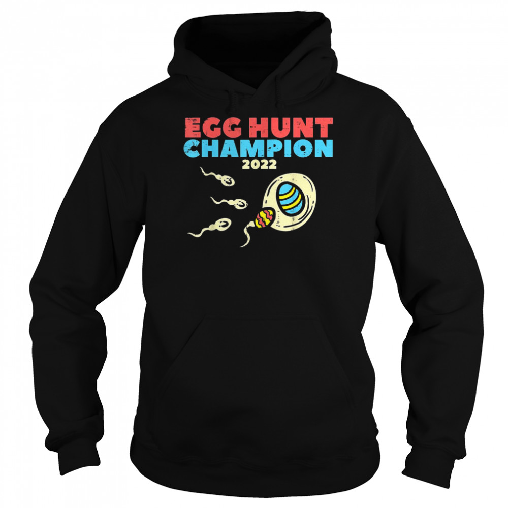 Mens Egg Hunt Champion 2022 Easter Pregnancy Announcement Me  Unisex Hoodie