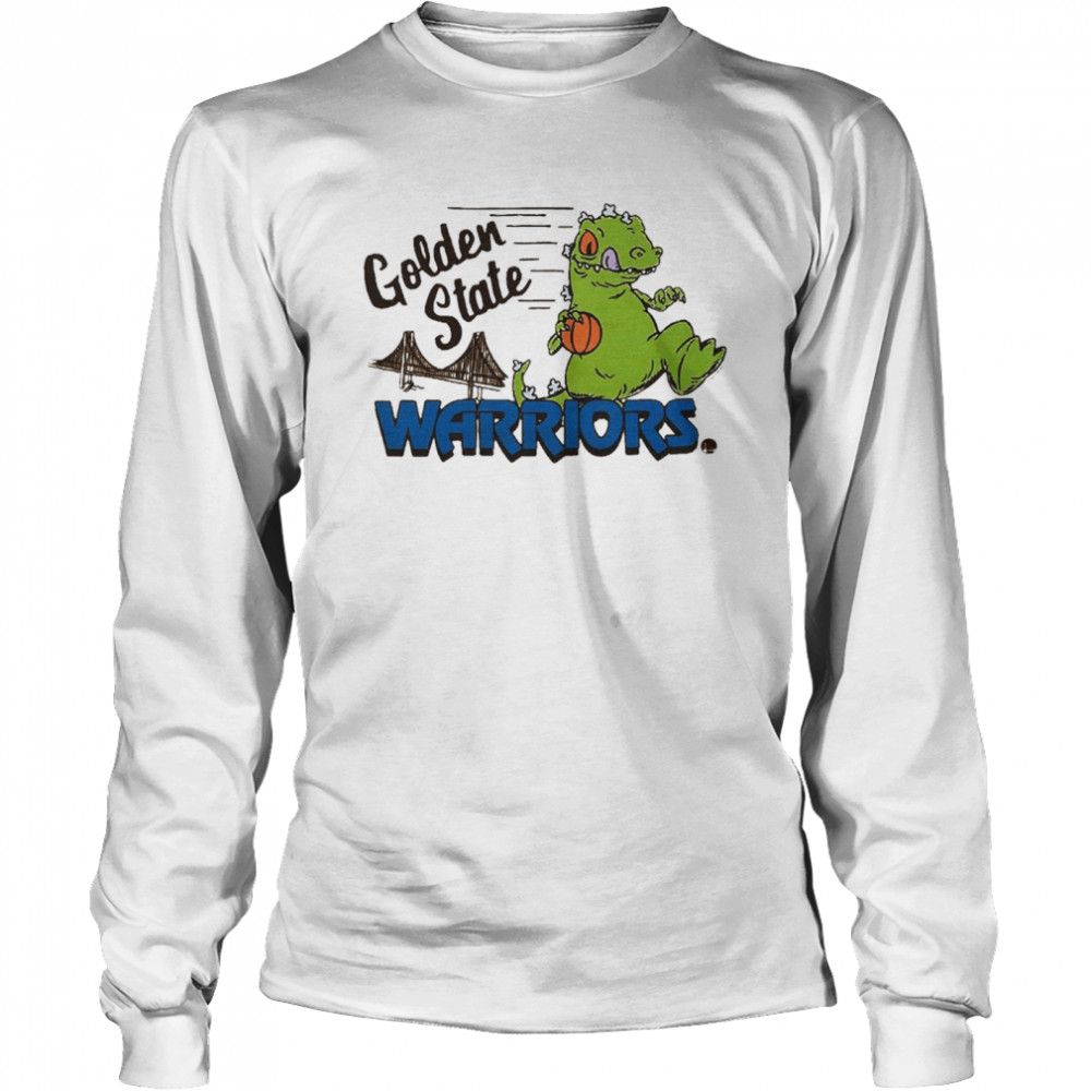 Rugrats Reptar X Golden State Warriors shirt Long Sleeved T-shirt