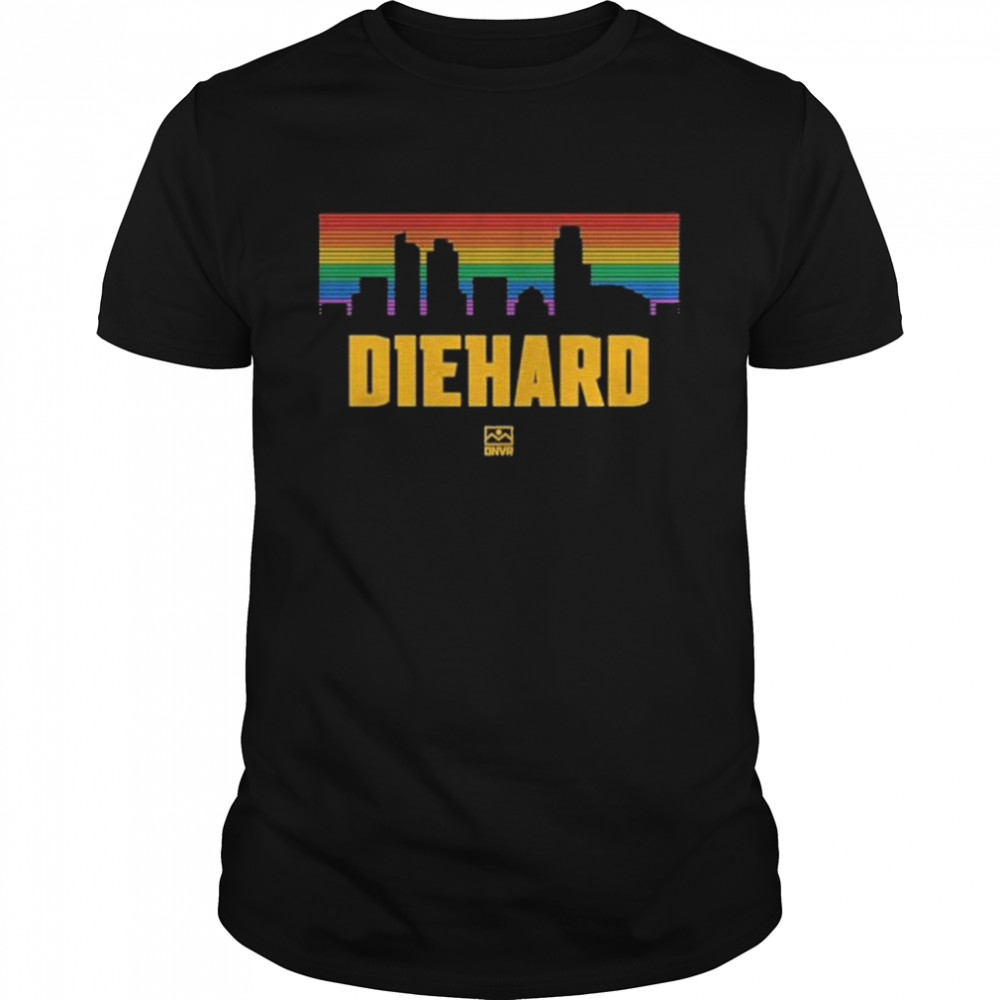 Ryankoenigsberg rainbow diehard shirt