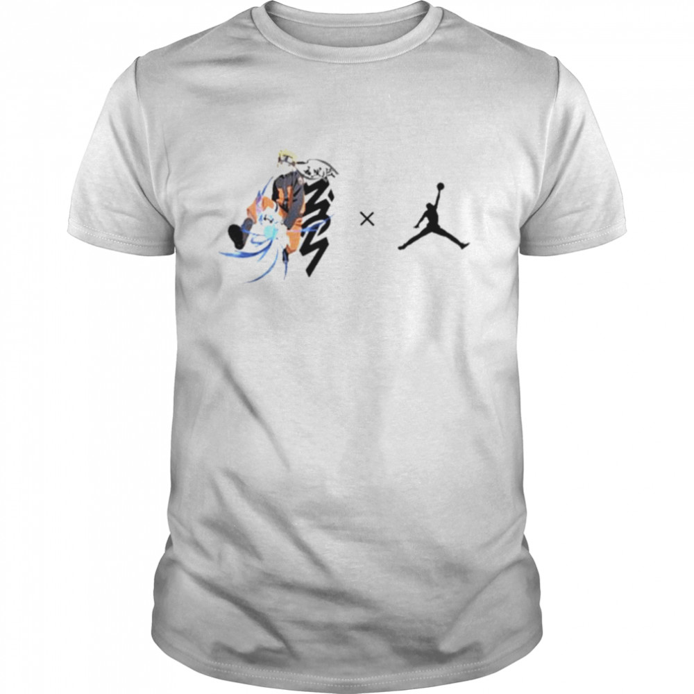 Anime Naruto Jordan collaboration shirt