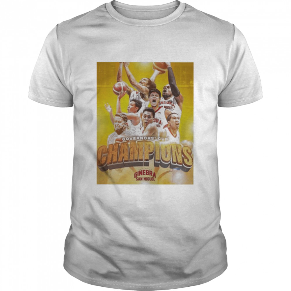 Barangay Ginebra San Miguel Champions 2022 Shirt