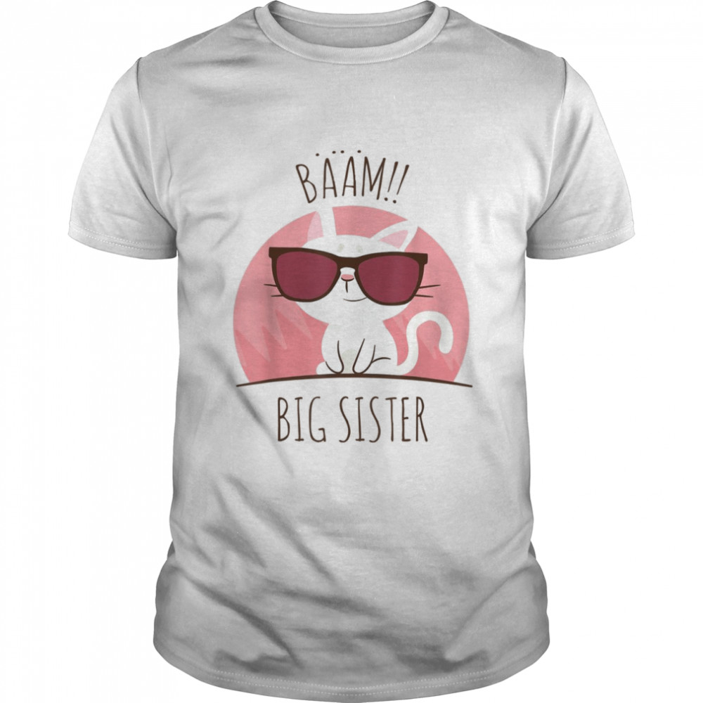 Big Sister Cool Cute Cats Shirt