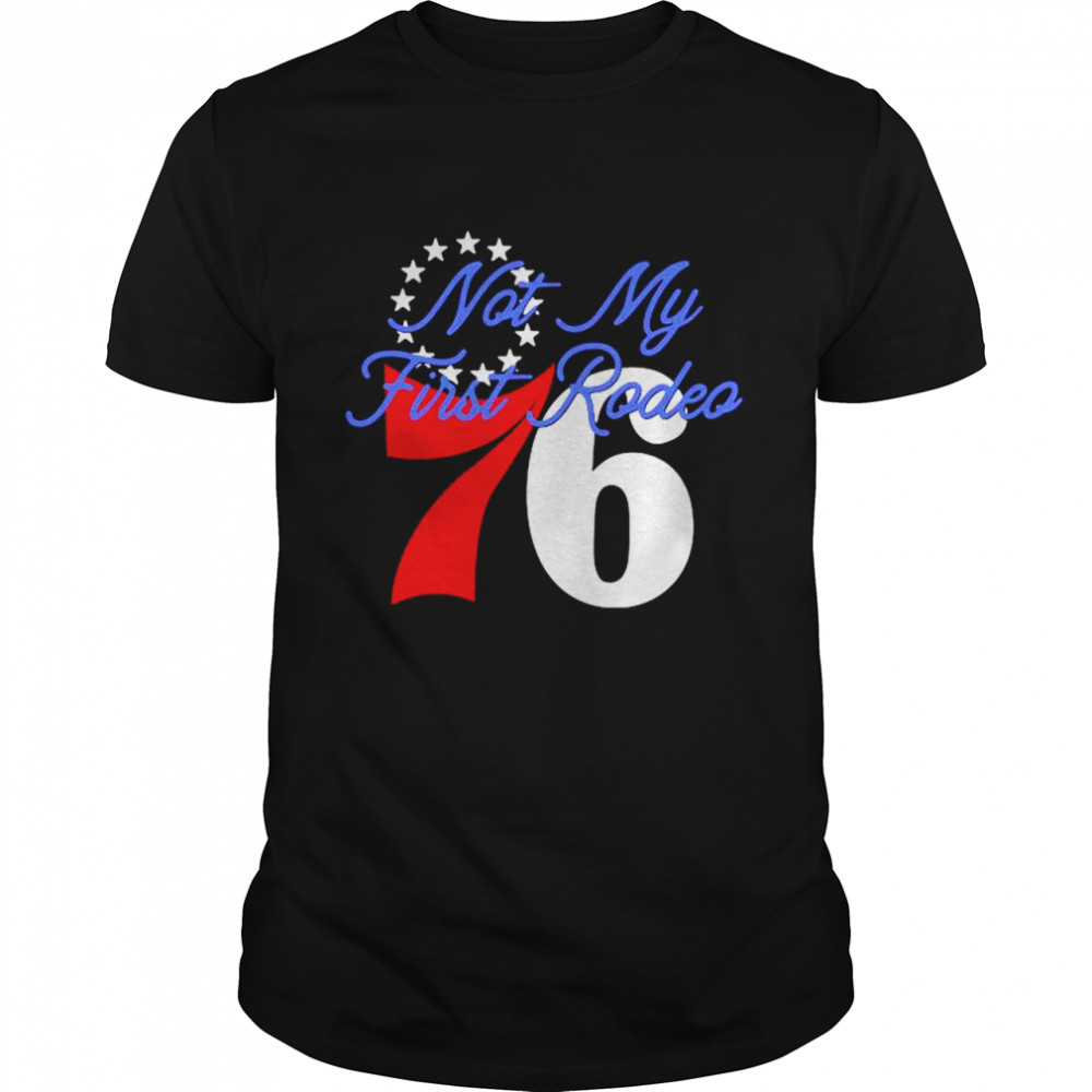 Jon kilmer not my first rodeo 76ers shirt