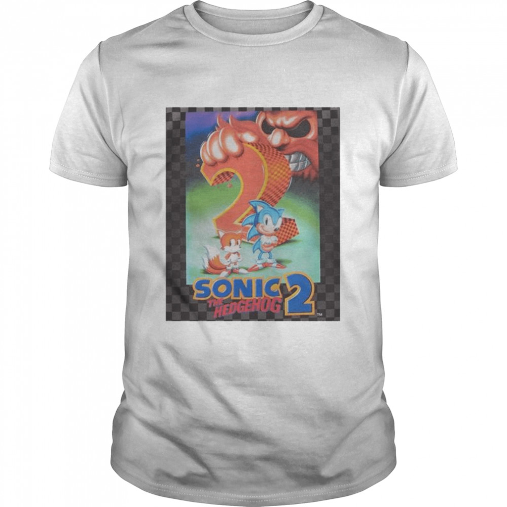 Sonic The Hedgehog 2 Game Cover shirt