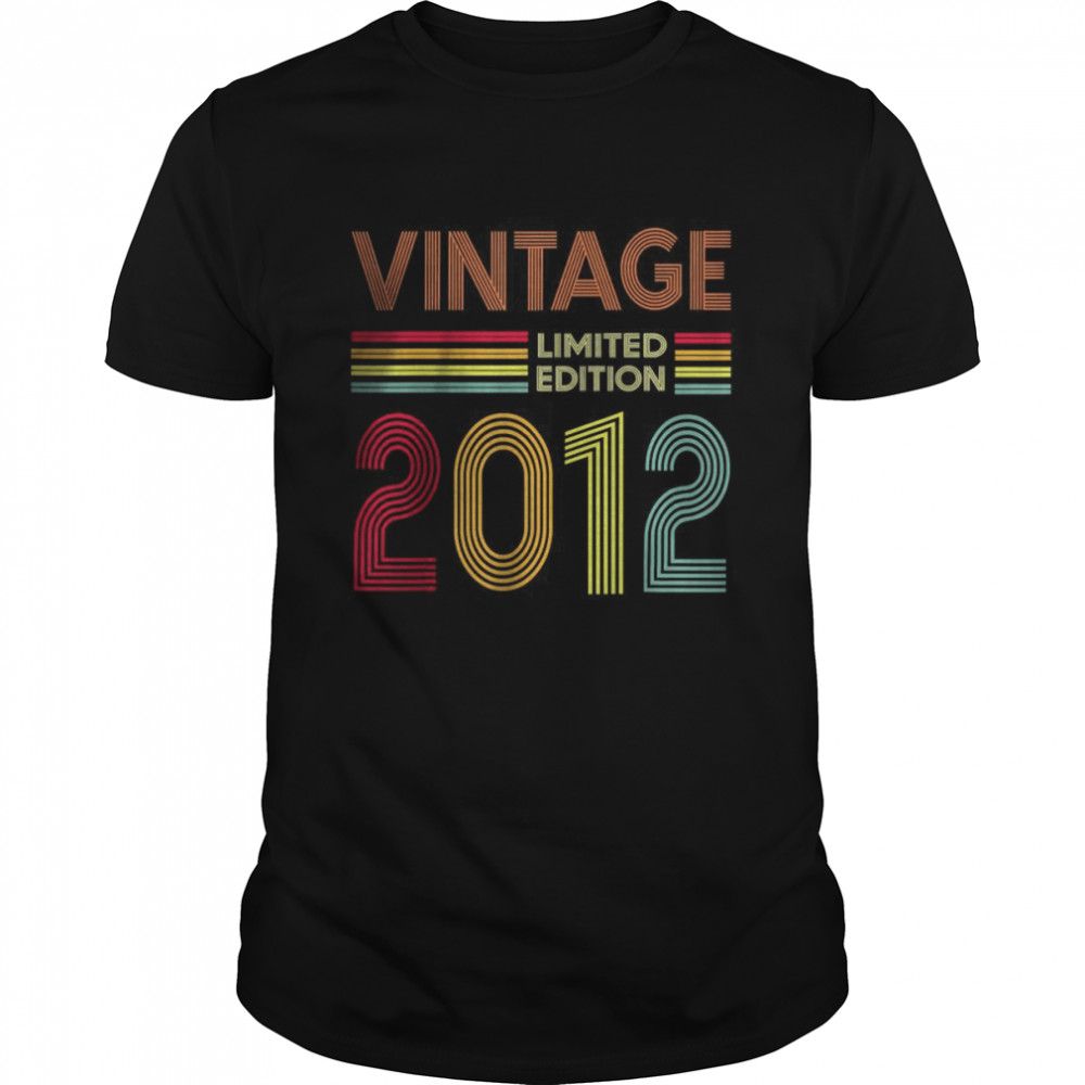 Vintage 2012 Limited Edition 10th Birthday T-Shirt