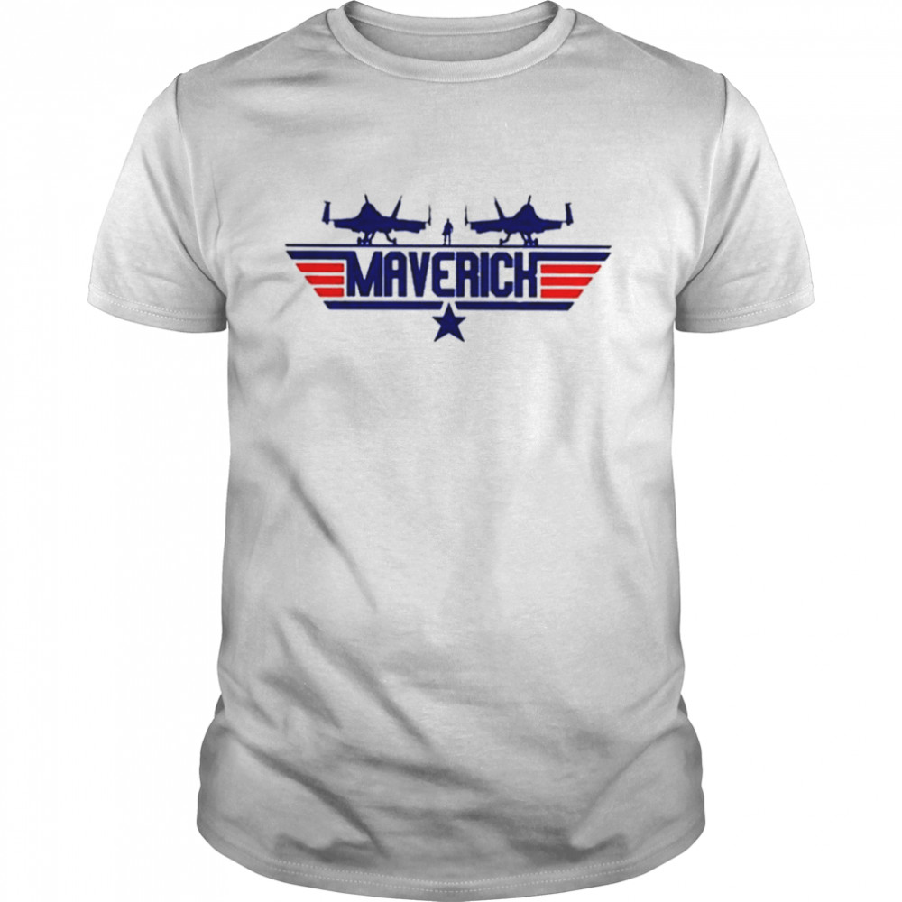 Gun Maverick MVR Logo shirt