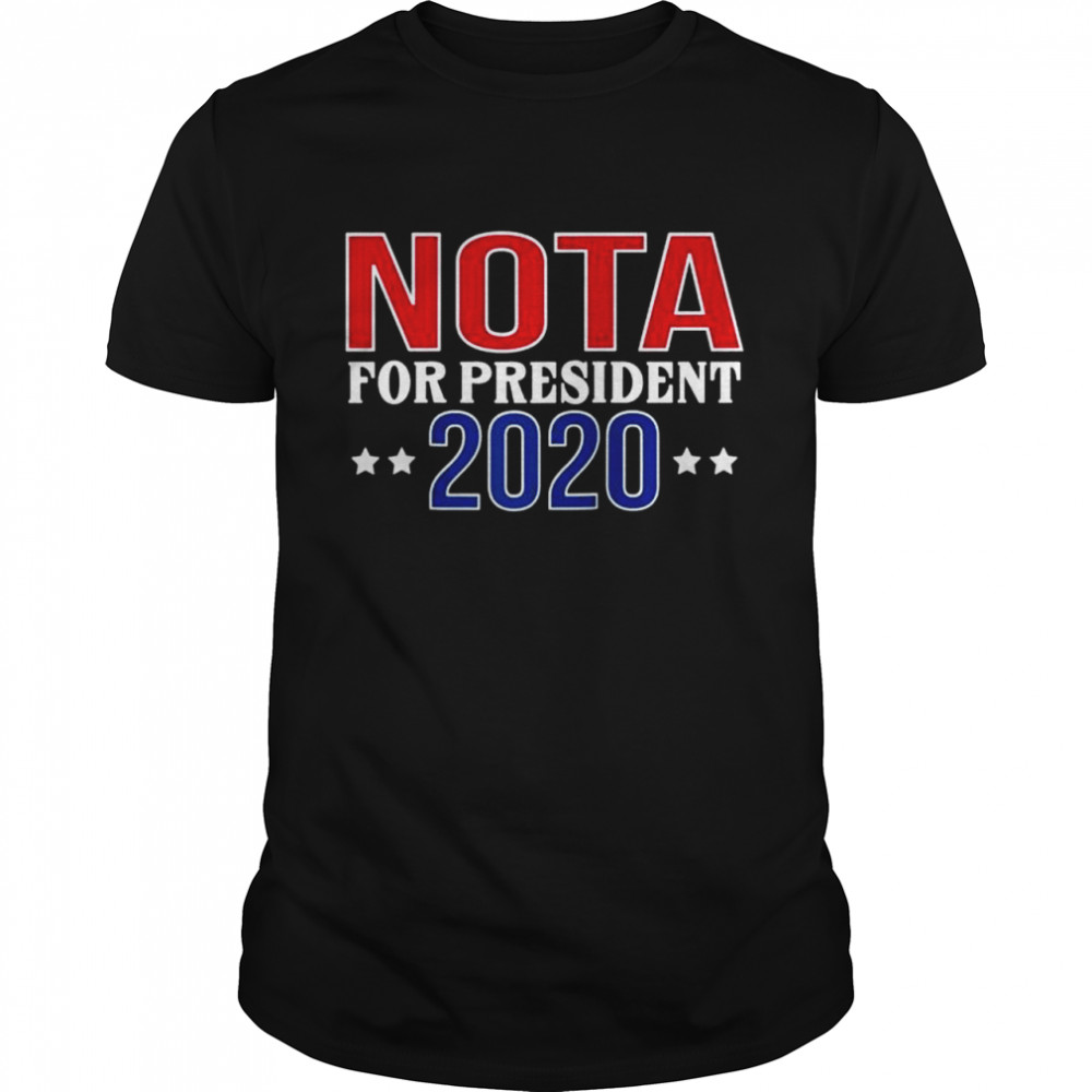 Lustige Abstimmung NOTA Keine über Präsident 2020 Race Protest Rally Raglan Shirt