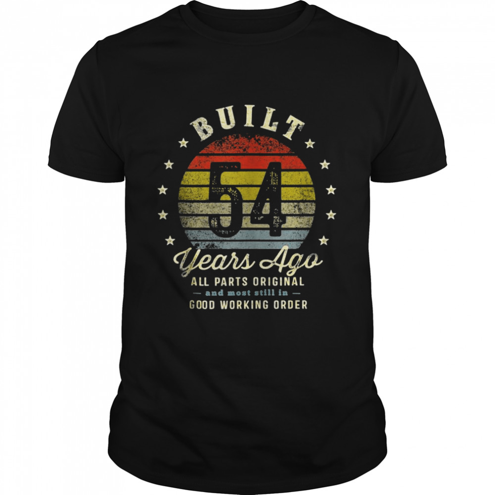 Built 54 years old 1968 vintage retro Limited edition b Shirt