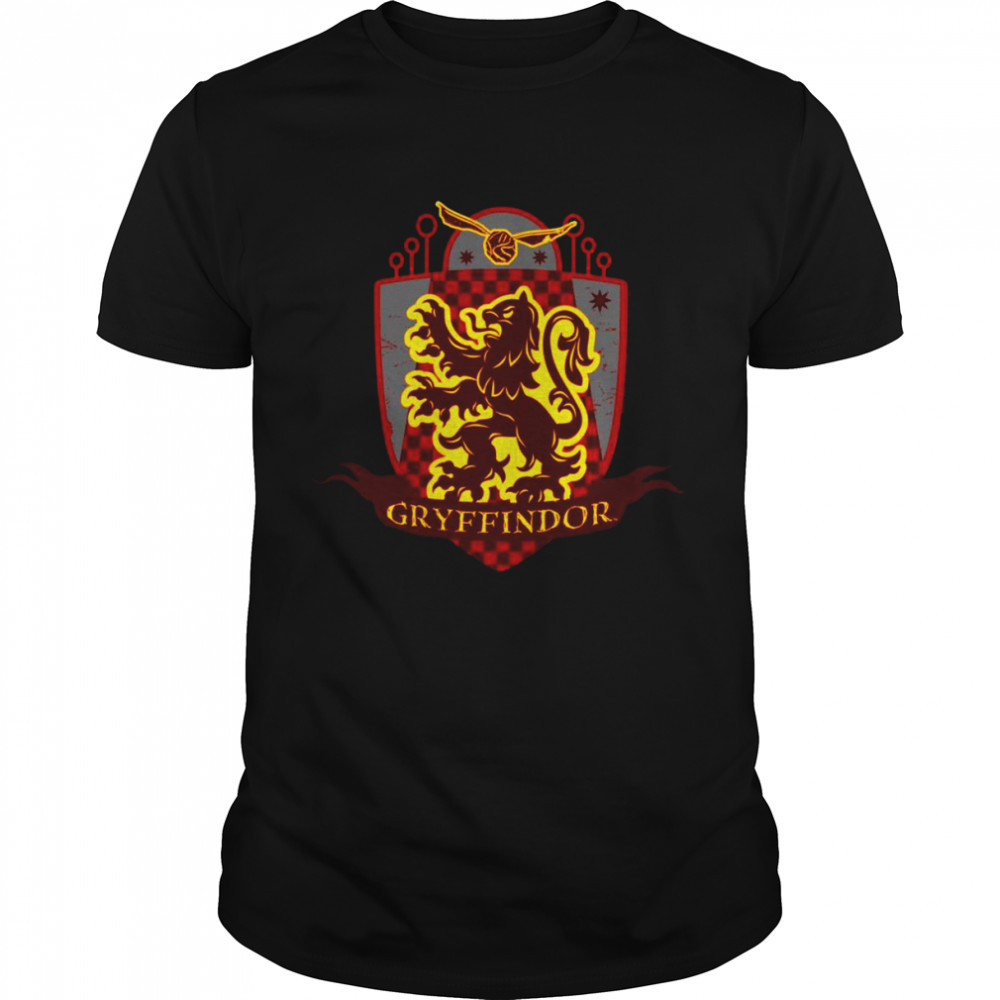 Harry Potter Gryffindor Chest Badge Langarmshirt Shirt