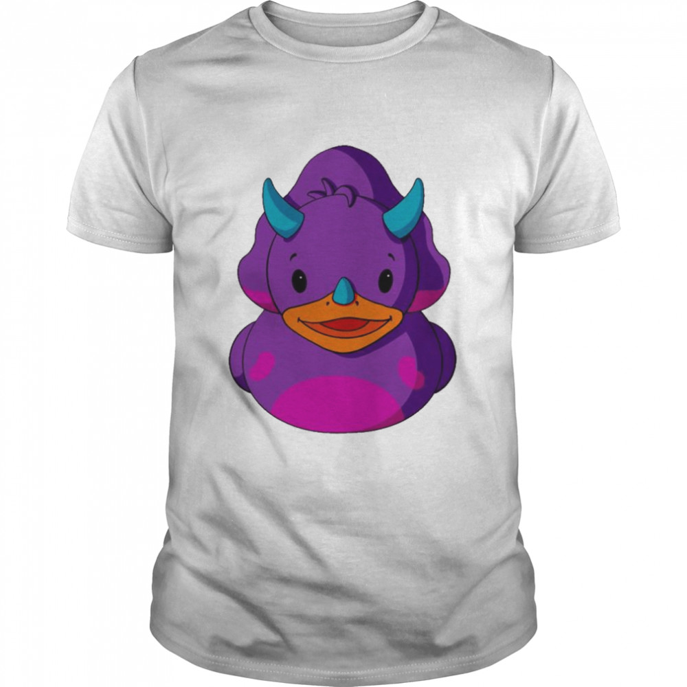 Triceratops Dinosaur Rubber Duck Shirt