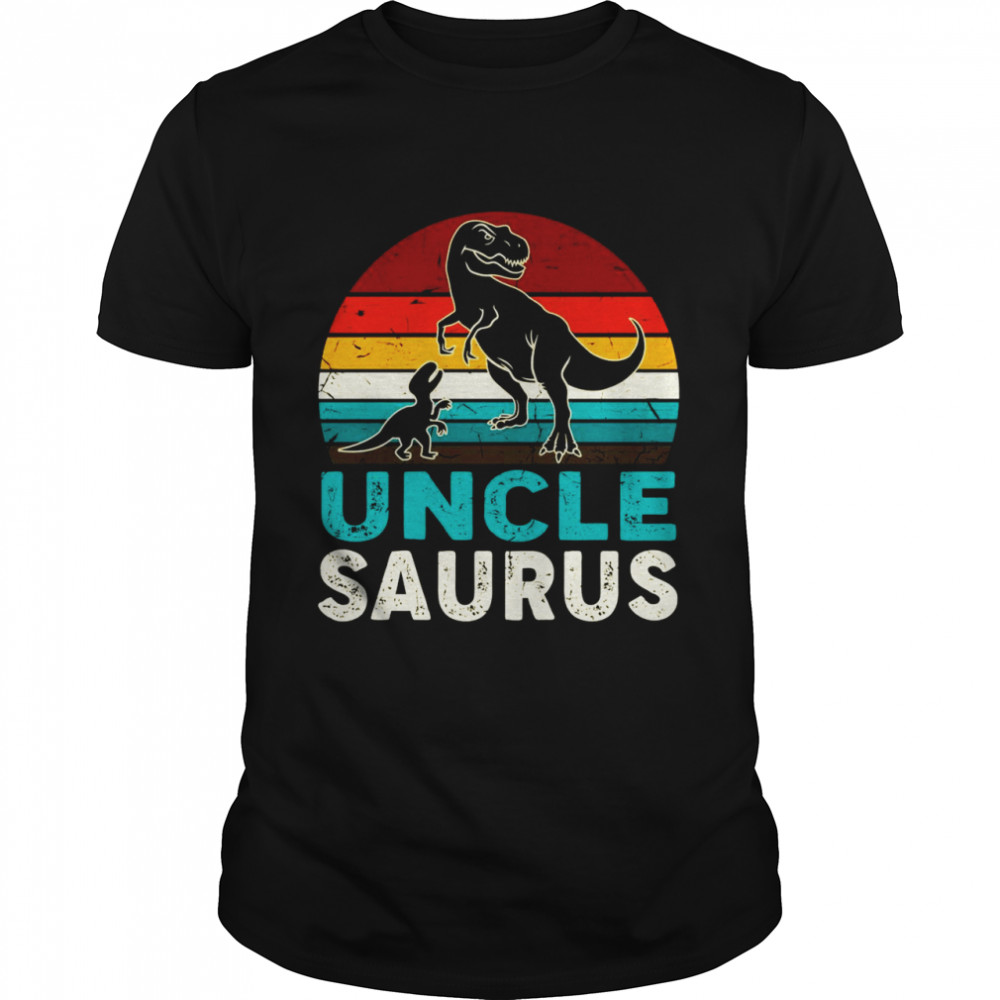 Matching Family Unclesaurus TRex Dinosaur For Dad Grandpa Shirt