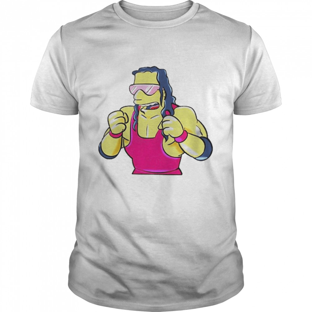 Bret Hart Sticker T-Shirt