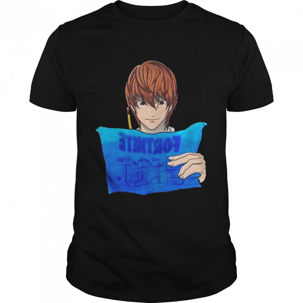 Light Yagami Fortnite Blueprints shirt