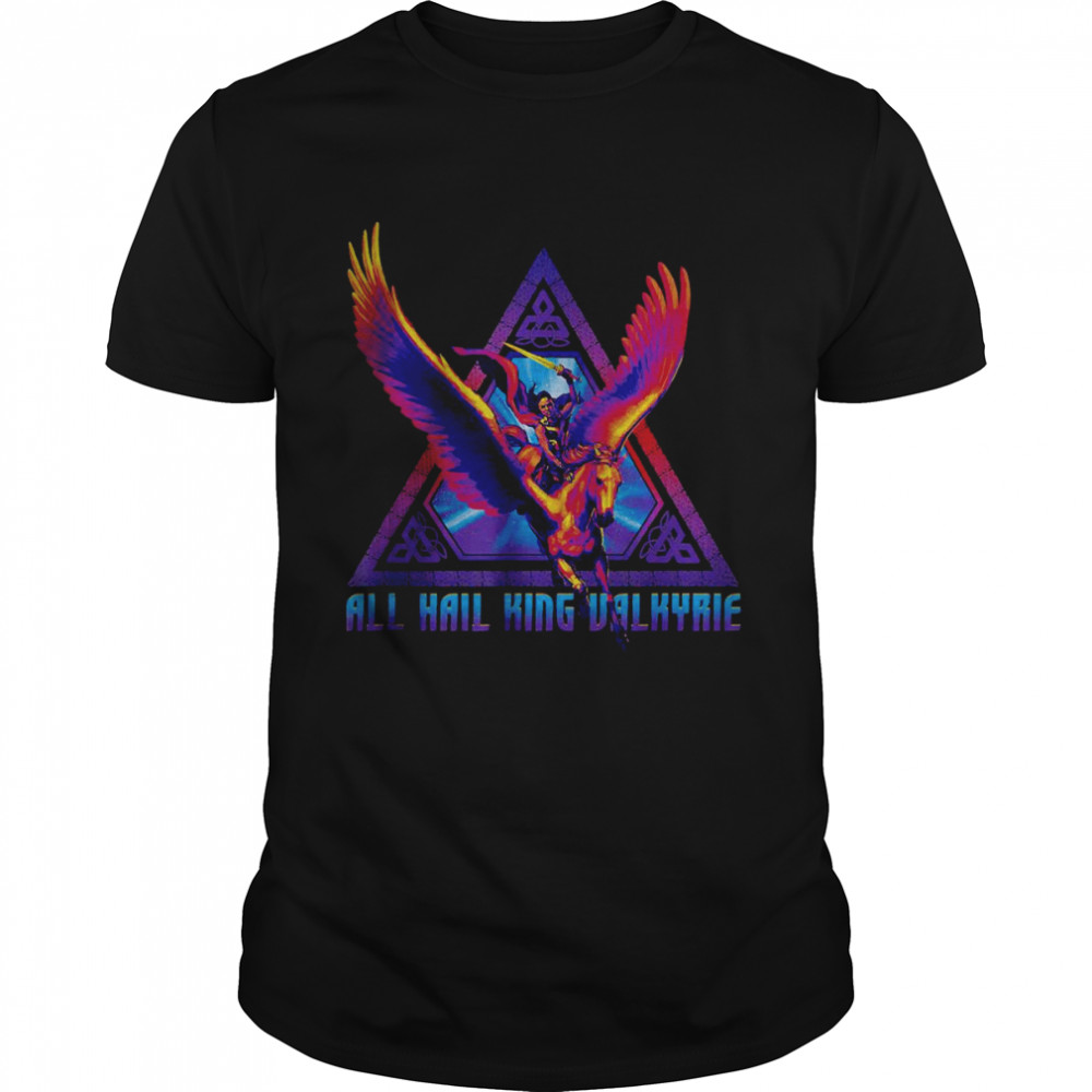 Marvel Thor Love and Thunder All Hail King Valkyrie T-Shirt