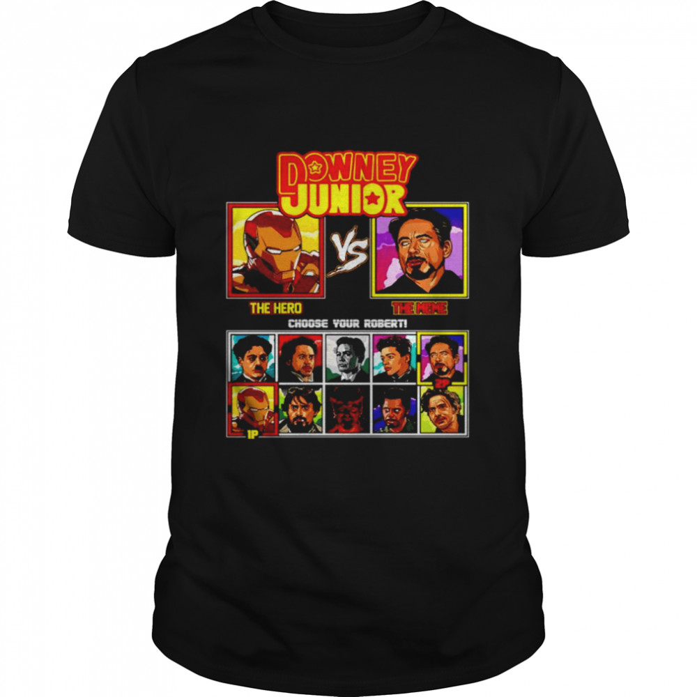 Robert Downey Jr. Vs Iron Man Fighter shirt