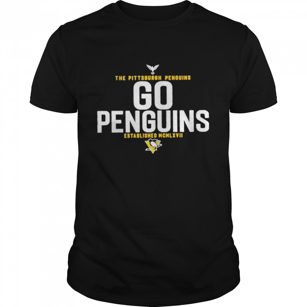 The Pittsburgh penguins go penguins established mcmlxviI shirt