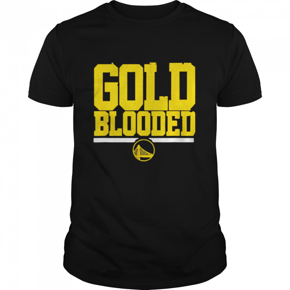 Vintage warriors gold-blooded for lover basketball shirt