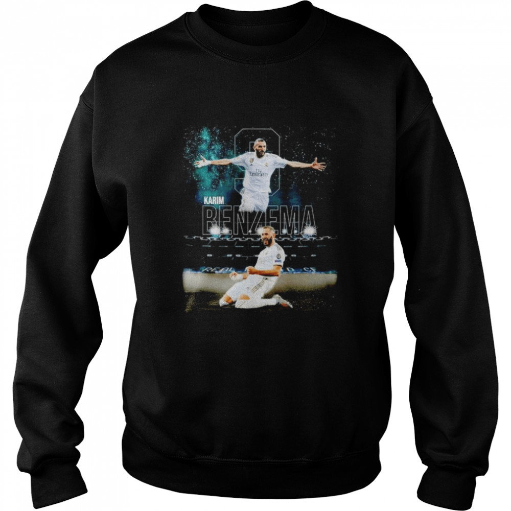 9 Karim Benzeman Real Madrid shirt Unisex Sweatshirt
