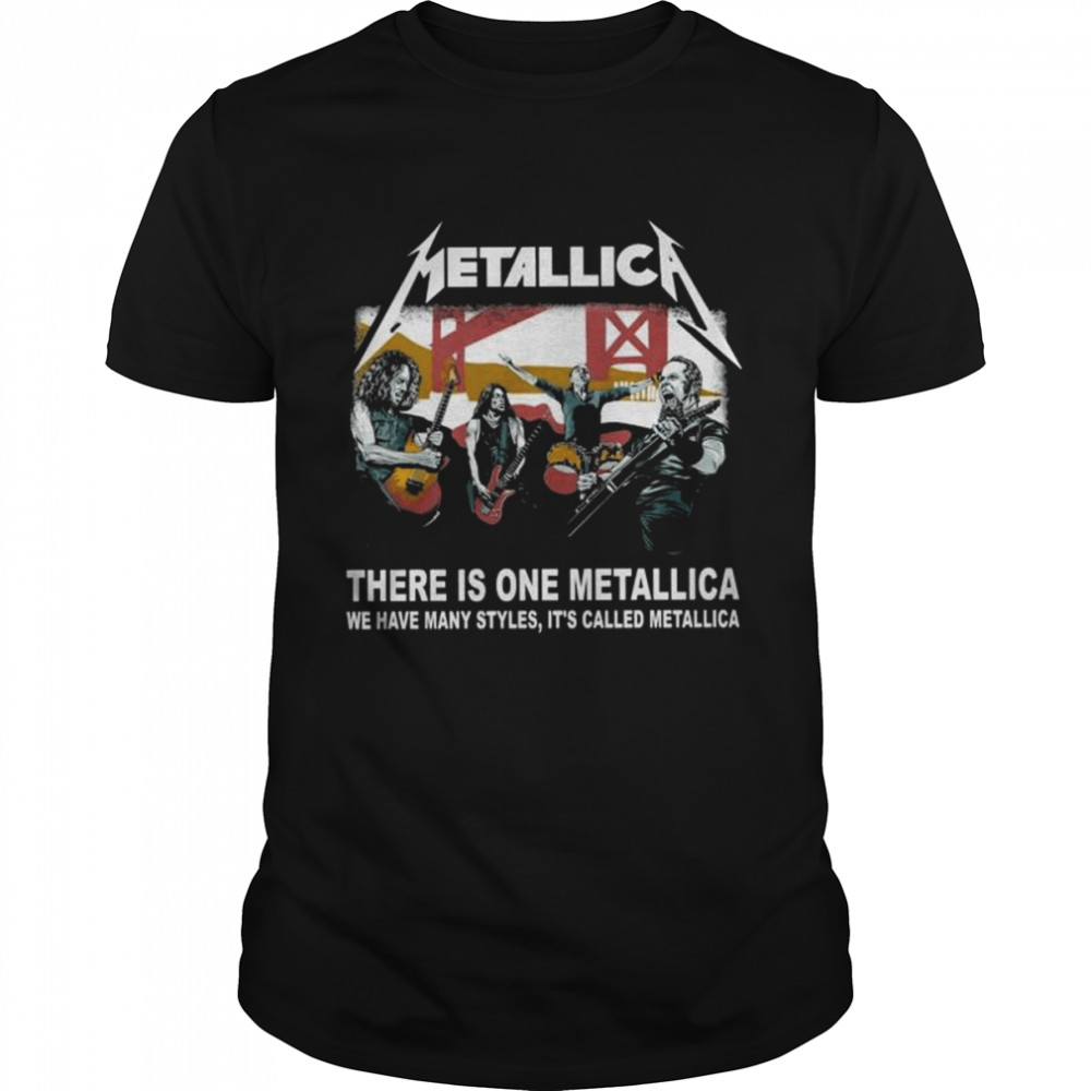 Metallica there is one metallica we have many styles it’s called Metallica shirt